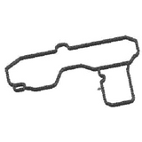 Engine oil-gas separator